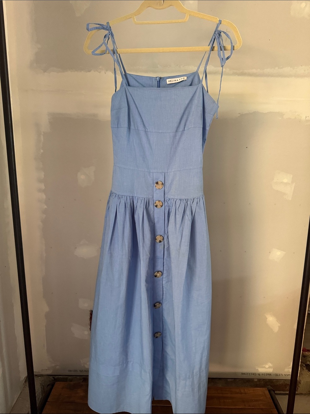 Rejina Pyo Powder Blue Spaghetti Strap Dress